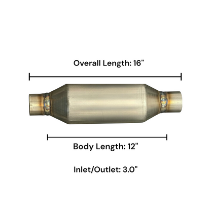 OEM Grade Federal / EPA Compliant Universal Catalytic Converter