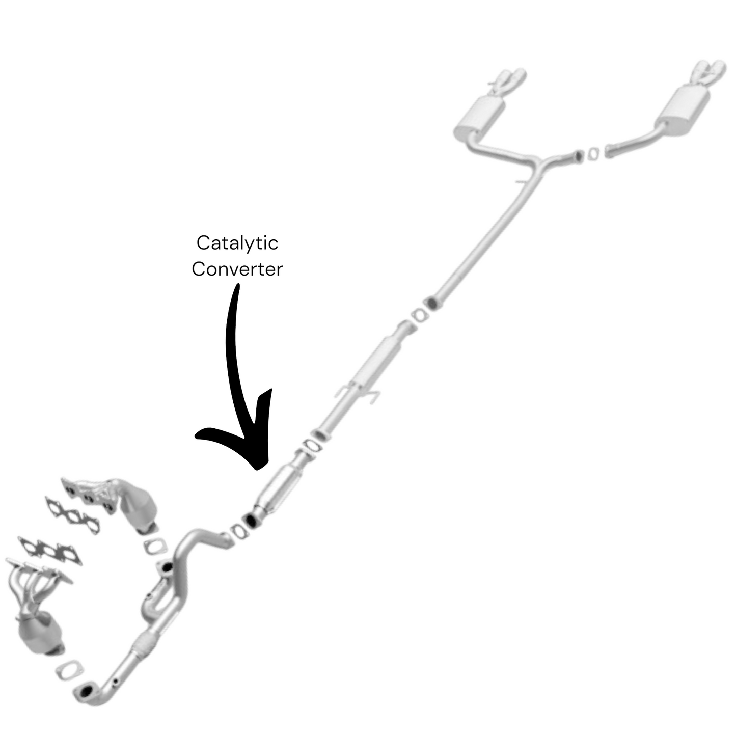 Hyundai Sonata 3.3L 2006-2007 Catalytic Converter